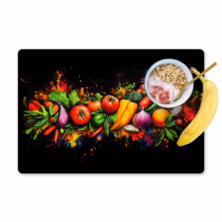 Tovagliette - Verdure - Cibo - Erbe - Graffiti - Cucina — 1