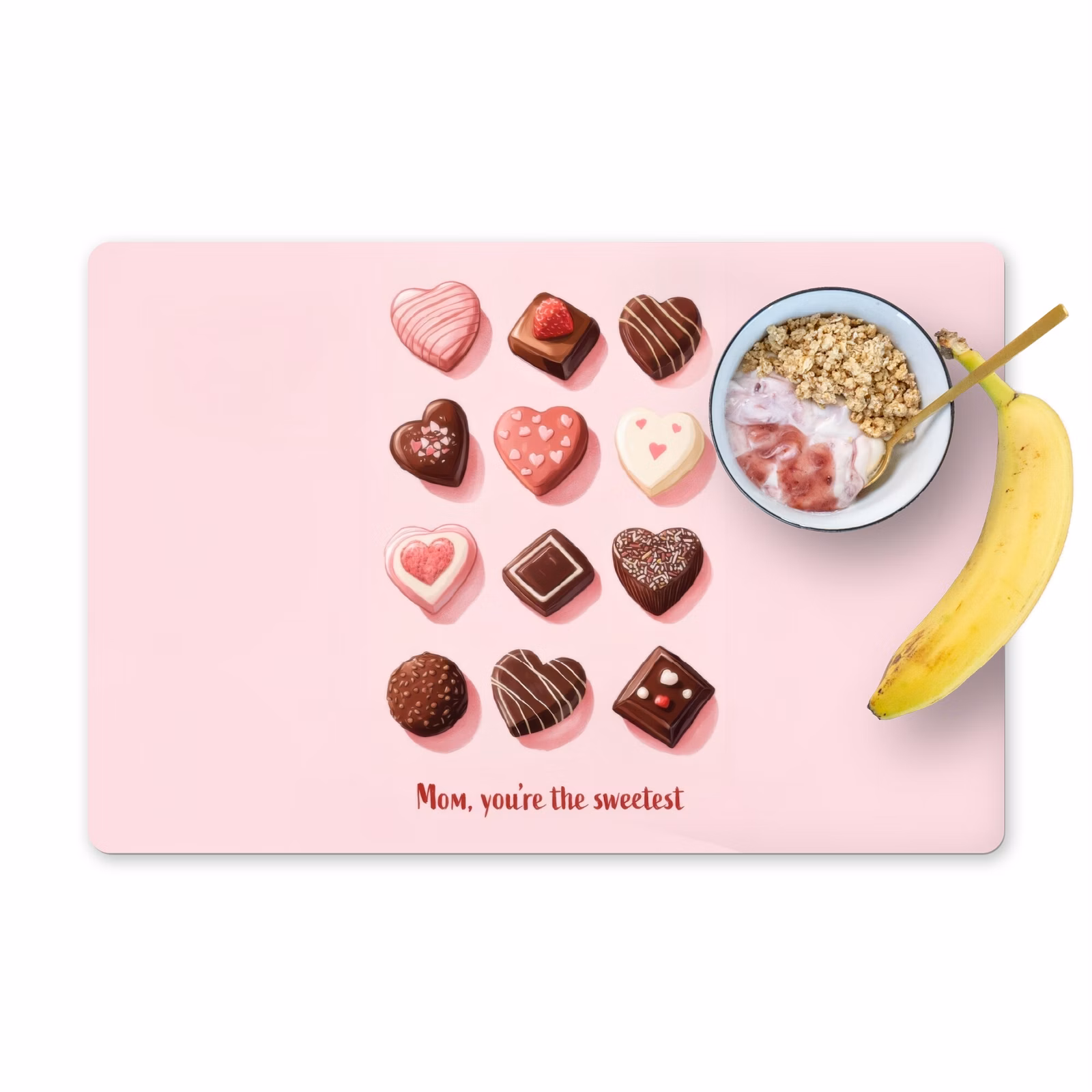 Tovagliette - Cioccolatini - A forma di cuore - Dearest — 1