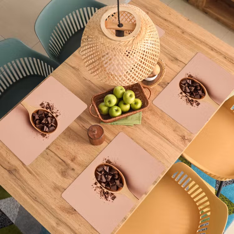 Tovagliette - Cioccolato - Legno - Cucchiaio — 3