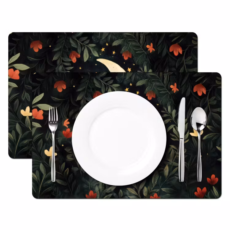 Tovagliette - Luna - Citazione - Fiori - Stelle — 2