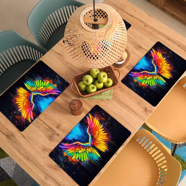 Tovagliette - Colori dell'arcobaleno - Ali - Magico — 3