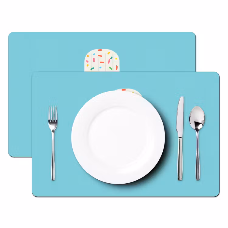 Tovagliette - Gelato - Bastoncino - Spolverini - Azzurro — 2