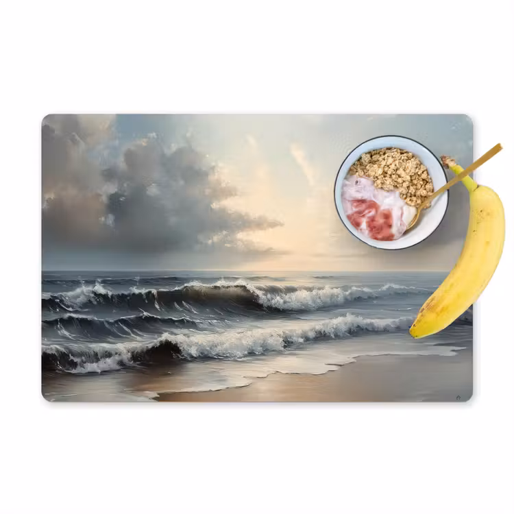 Tovaglietta in vinile - Spiaggia - Mare - Tramonto — 1