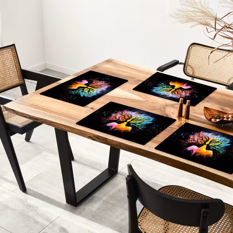 Tovagliette - Volti - Sagome - Colorati - Rami — 4