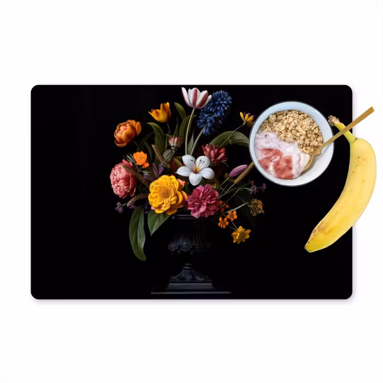 Tovaglietta in vinile - Primavera - Fiori - Classico - Vaso — 1