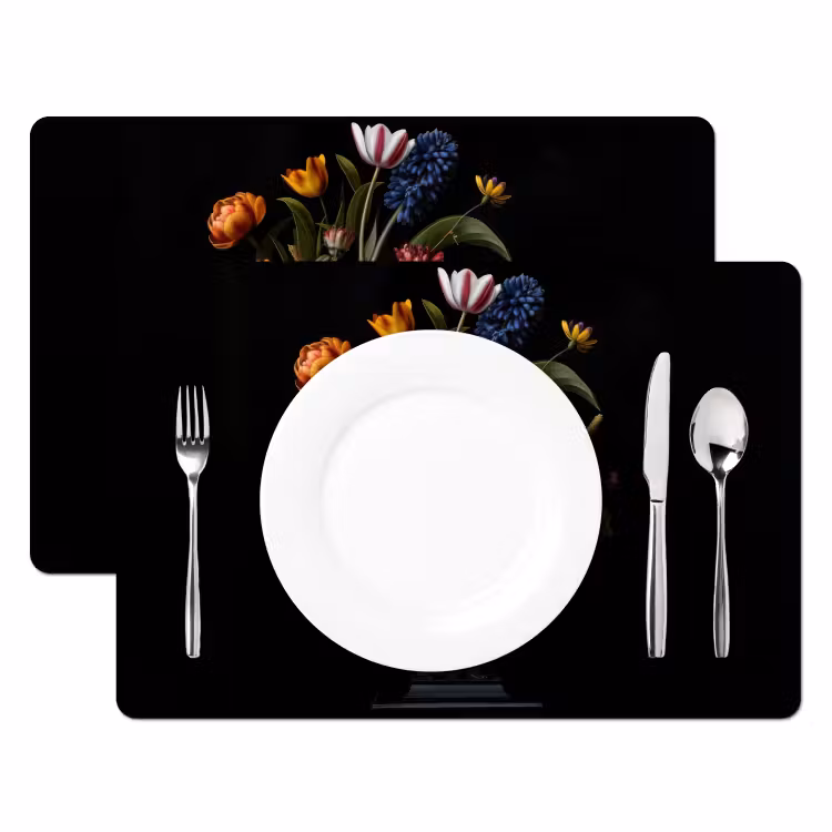 Tovaglietta in vinile - Primavera - Fiori - Classico - Vaso — 2
