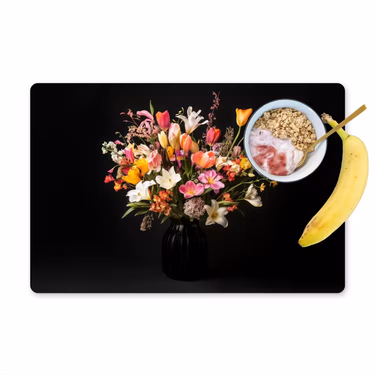 Tovaglietta in vinile - Vaso - Fiori - Tulipani — 1