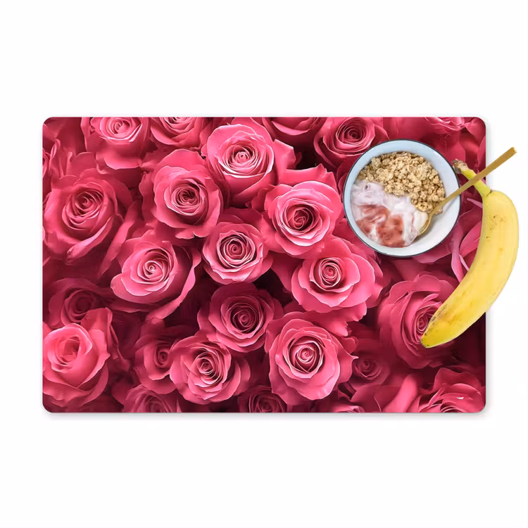 Tovaglietta in vinile - Rose - Rosa - Fiore — 1