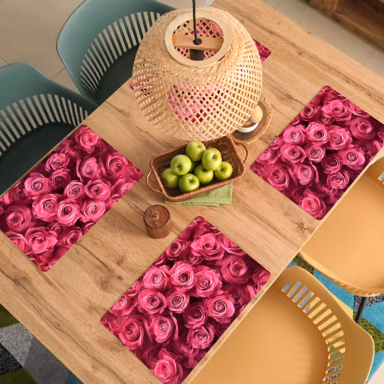 Tovaglietta in vinile - Rose - Rosa - Fiore — 3
