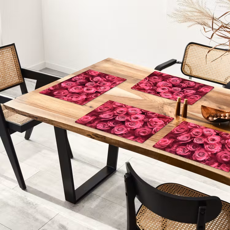Tovaglietta in vinile - Rose - Rosa - Fiore — 4