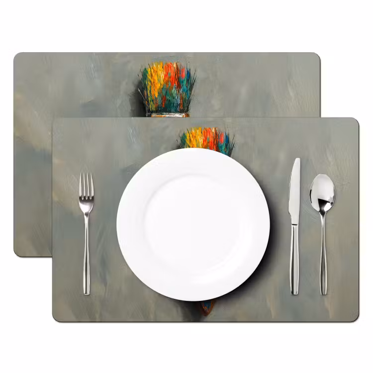 Tovaglietta in vinile - Vernice - Pennello - Pittura — 2