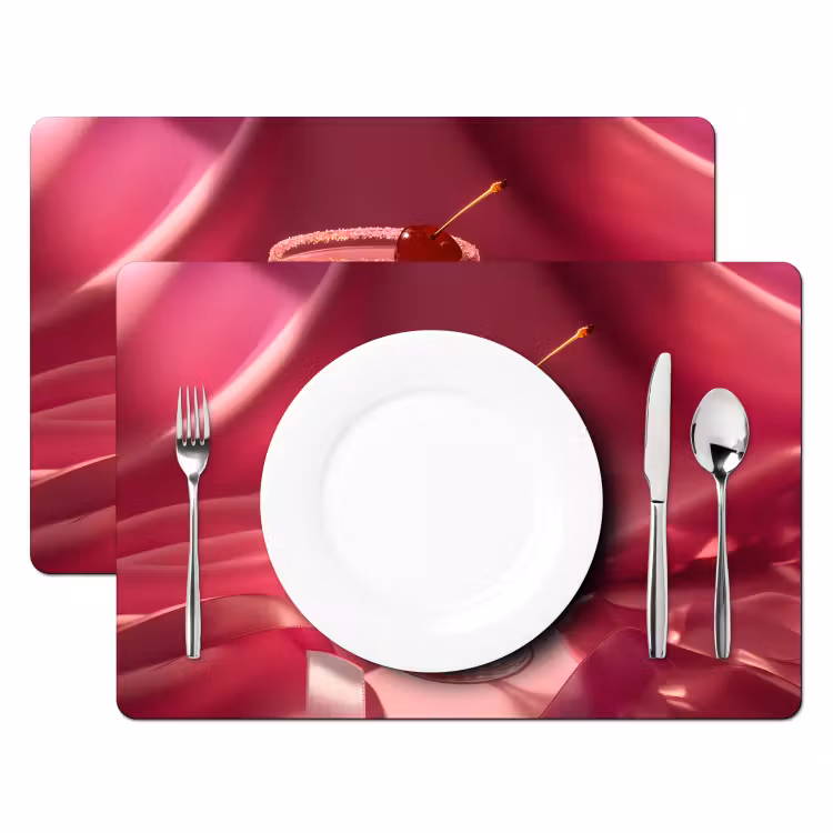 Tovaglietta in vinile - Cocktail - Rosa - Luxe — 2