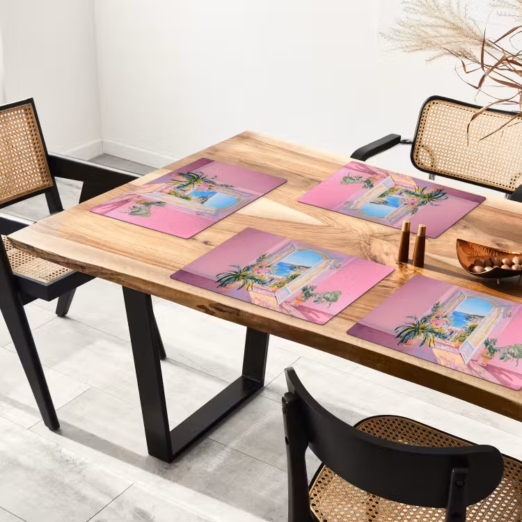 Tovaglietta in vinile - Rosa - Esterno - Vernice — 4