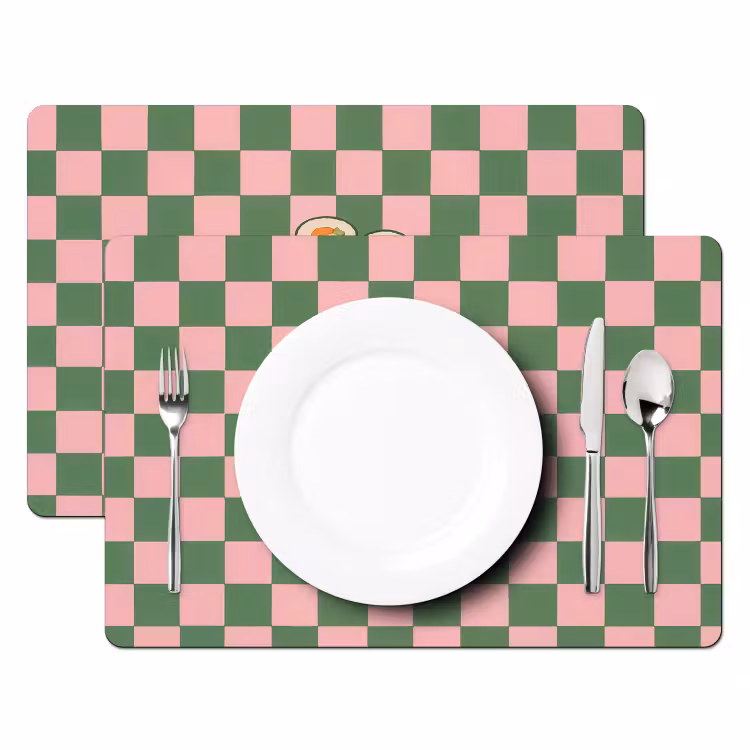 Tovagliette - Sushi - Piatto - Bloccato - Verde — 2