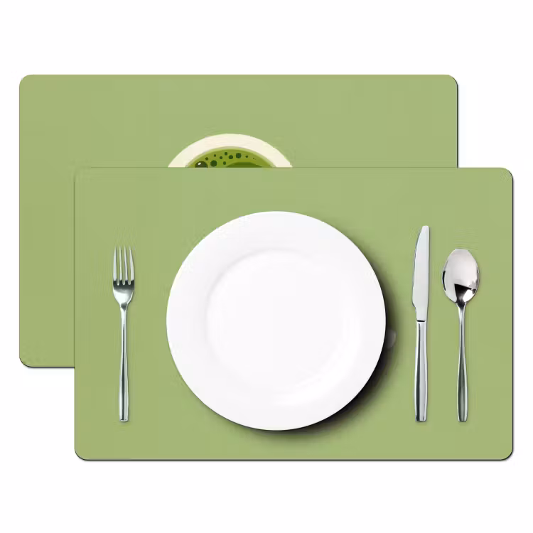 Tovagliette - Minimalista - Tazze - Matcha - Verde — 2