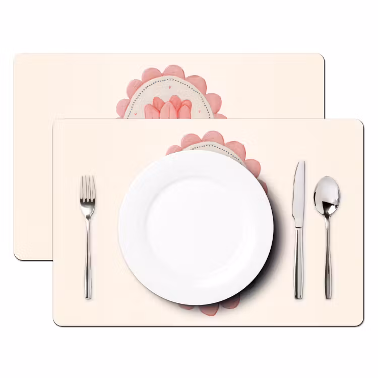 Tovagliette - Tulipano - Cornice - Ovale - Illustrazione — 2