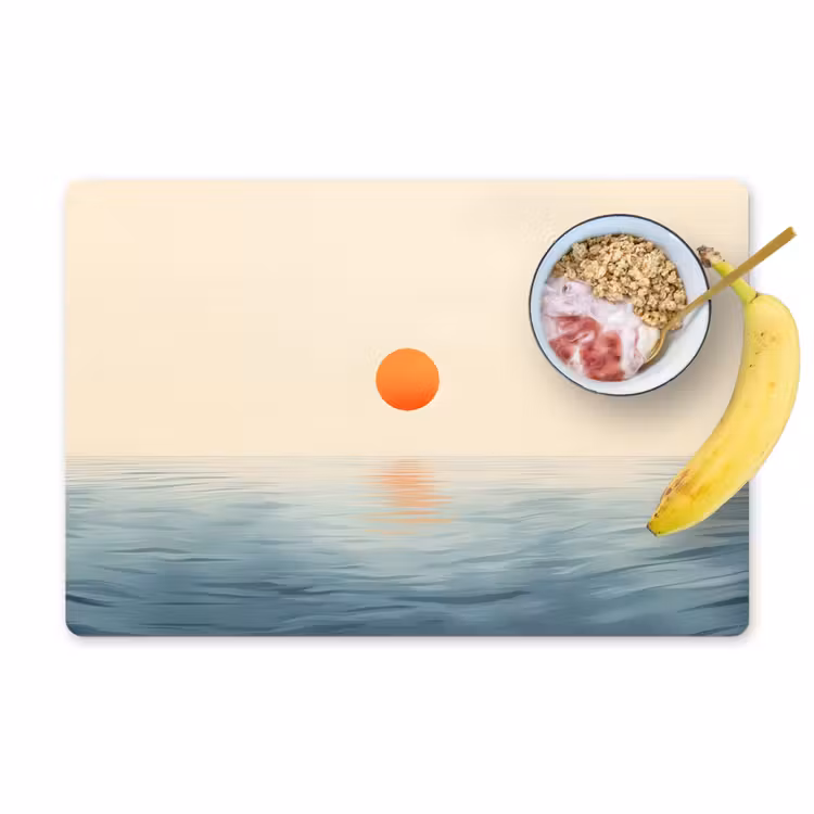 Tovagliette - Sole - Arancione - Mare — 1