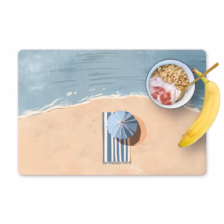 Tovagliette - Telo mare - Strisce - Ombrellone - Spiaggia — 1