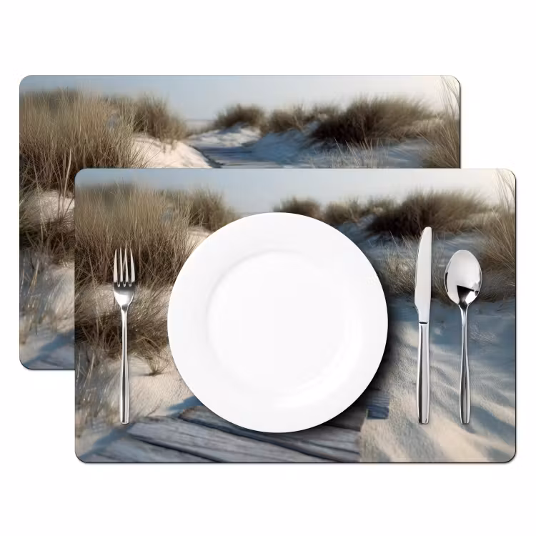 Tovaglietta in vinile - Sentiero - Ripiani - Dune - Erba — 2