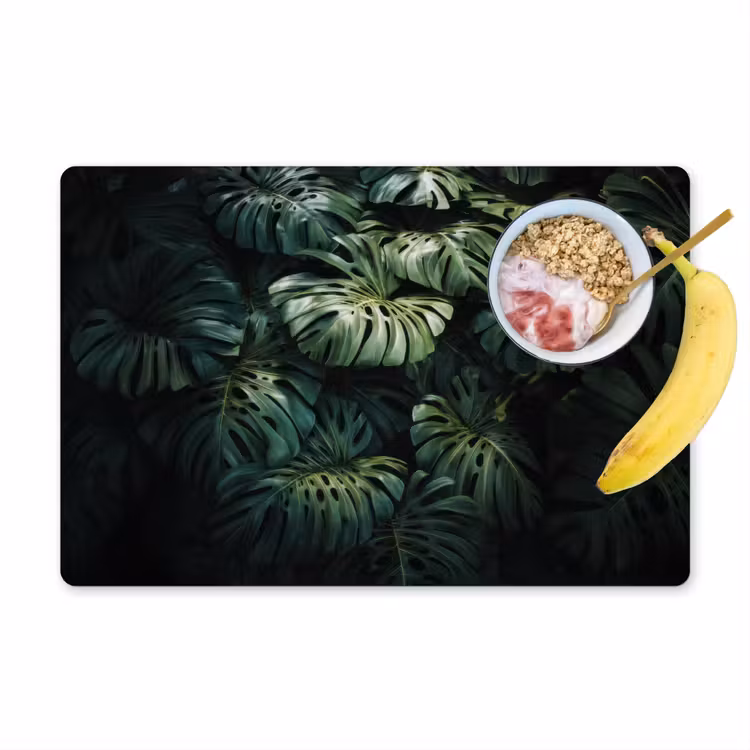 Tovaglietta in vinile - Pianta - Monstera - Luce — 1