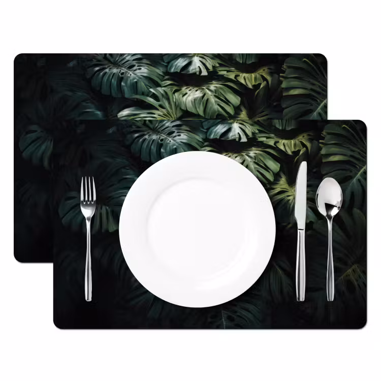 Tovaglietta in vinile - Pianta - Monstera - Luce — 2