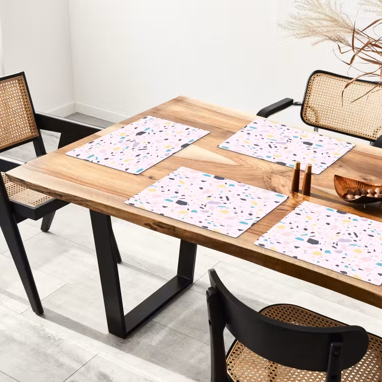 Tovaglietta in vinile - Terrazzo - Motivo - Morbido - Candy — 4