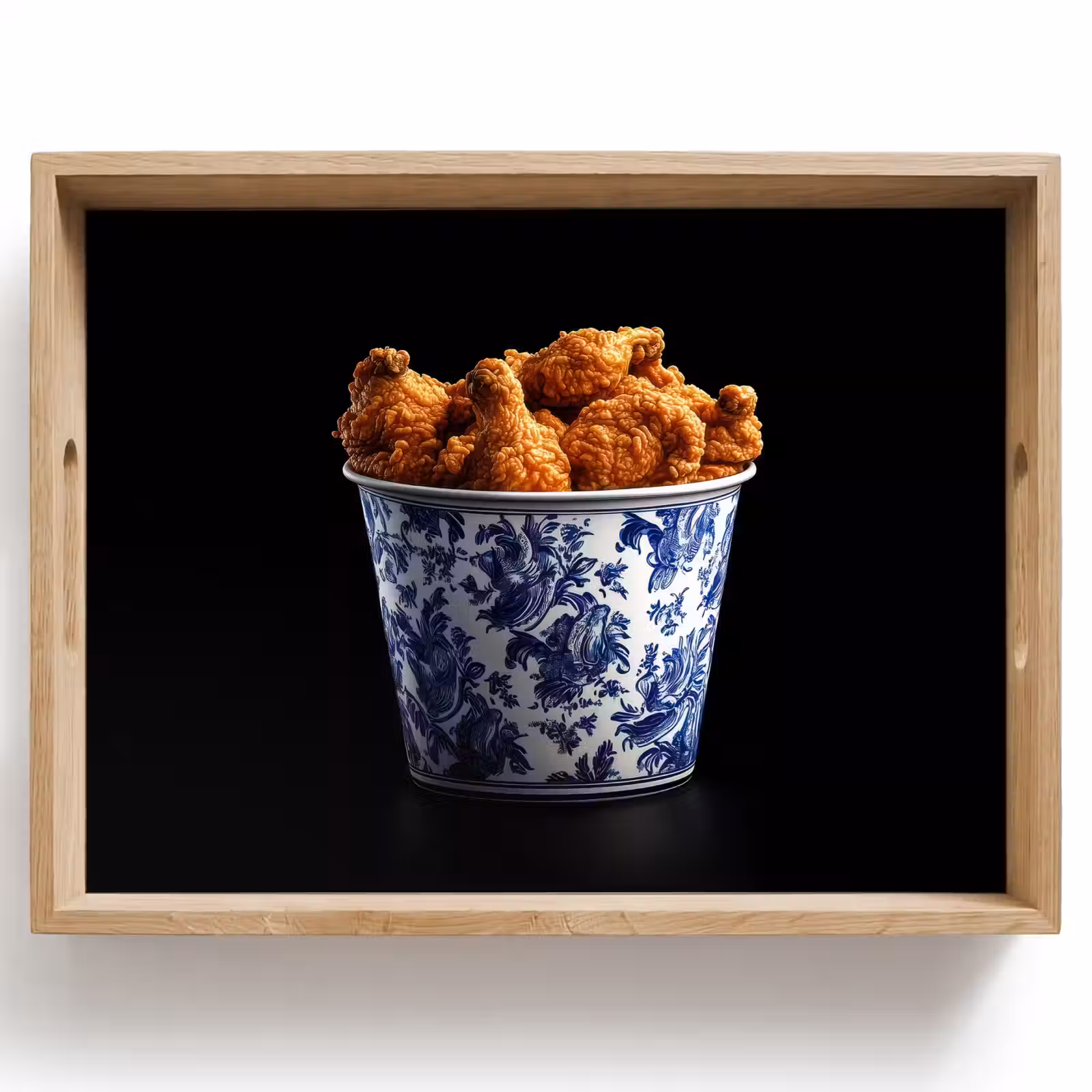 Vassoio - Pollo - Secchio - Blu Delft - Gustoso — 1