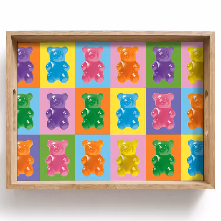 Vassoio - Arte - Caramelle - Colori — 1