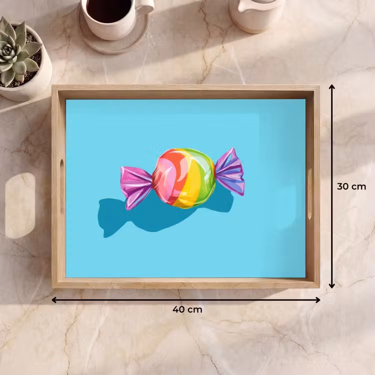 Vassoio - Blu - Caramelle - Arcobaleno — 7