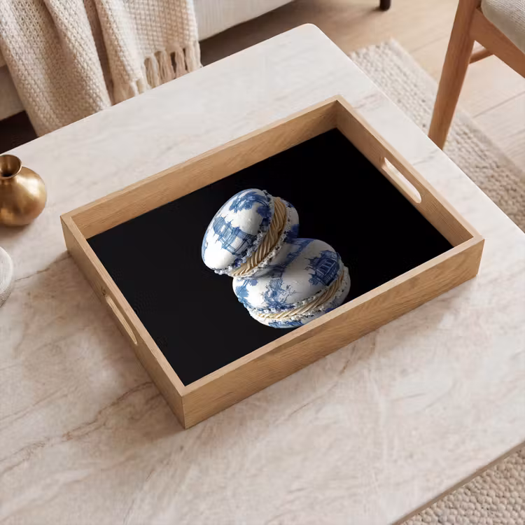 Vassoio - Cibo - Amaretti - Blu Delft - Biscotti — 2