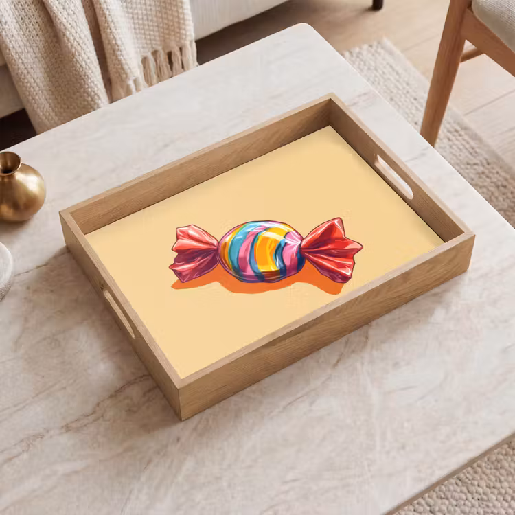 Vassoio - Giallo - Caramella - Colore — 2