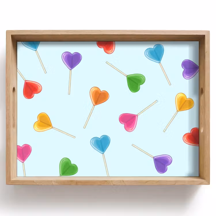 Vassoio - Lecca-lecca - Arcobaleno - Caramella — 1