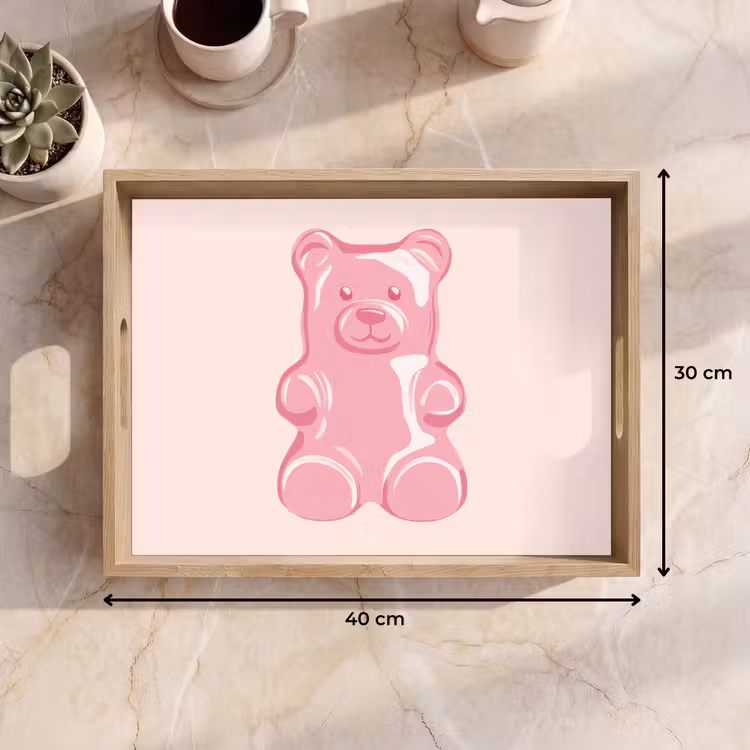 Vassoio - Orso - Rosa - Caramella — 7