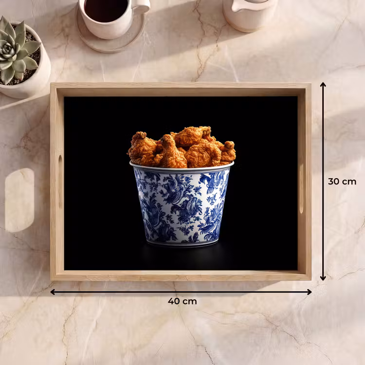 Vassoio - Pollo - Secchio - Blu Delft - Gustoso — 7