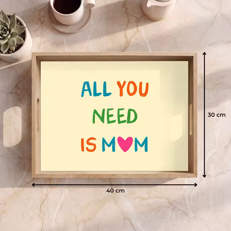 Vassoio - Cuore - Madre - Testo - Colorato — 7