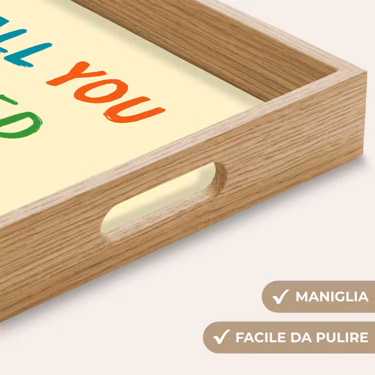 Vassoio - Cuore - Madre - Testo - Colorato — 8