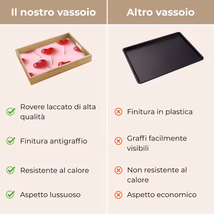 Vassoio - Lecca-lecca - Cuori - Rosa — 9