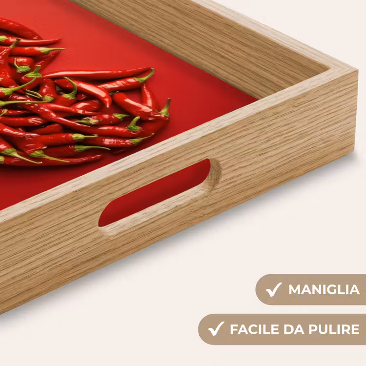 Vassoio - Peperoni - Rossi - Cuore — 8