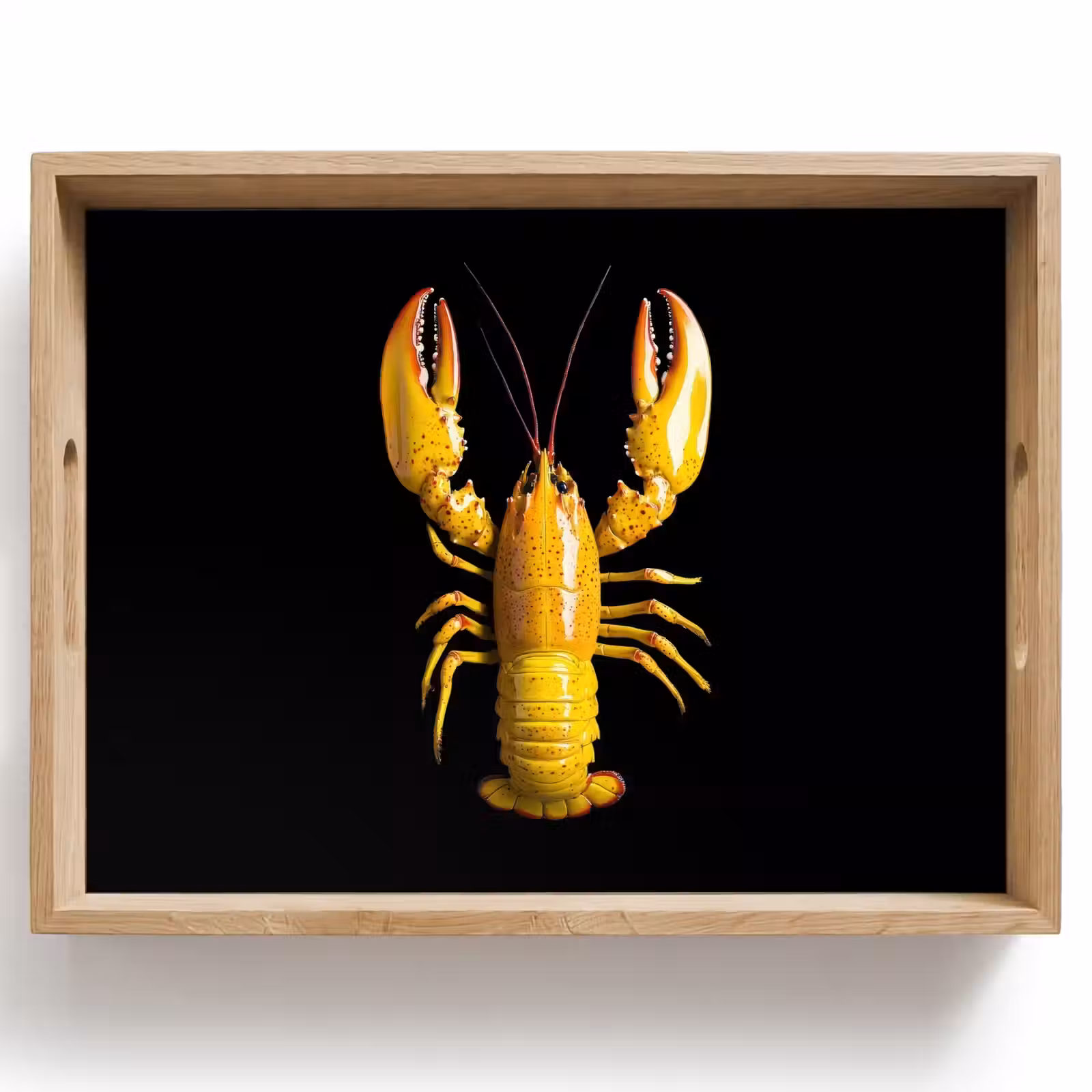 Vassoio - Cancro - Giallo - Puntini - Solido — 1
