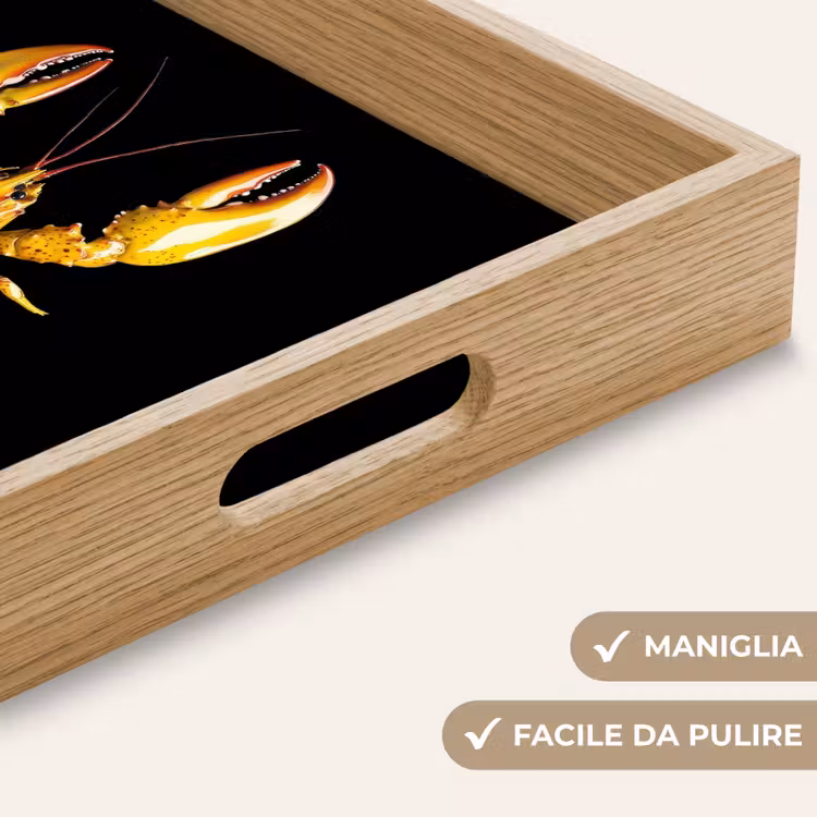 Vassoio - Cancro - Giallo - Puntini - Solido — 8