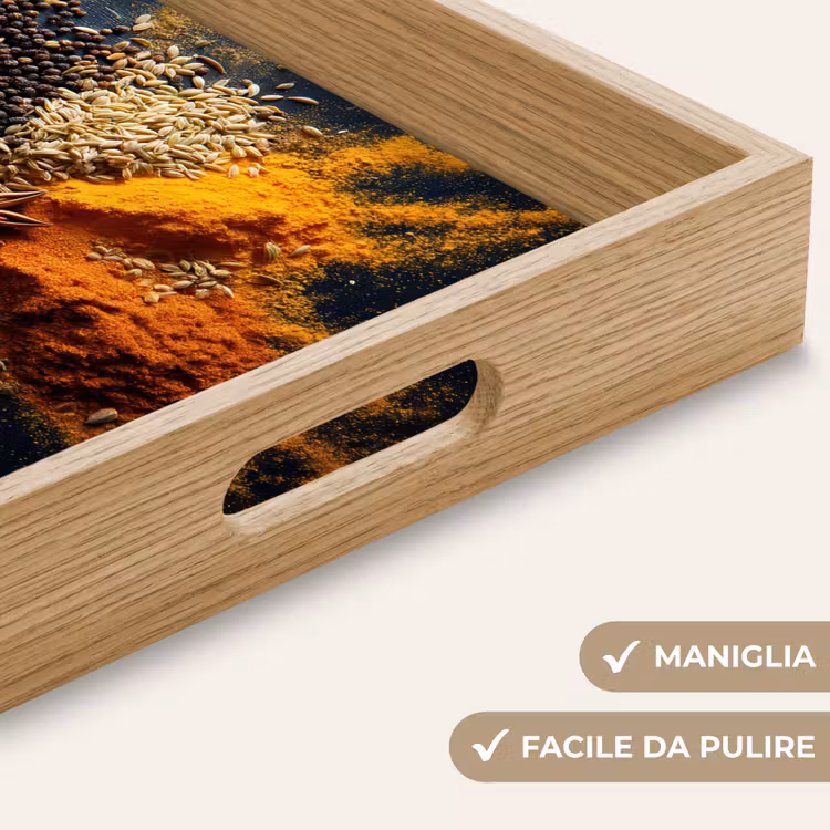 Vassoio - Spezie - Esplosione - Arancia — 8