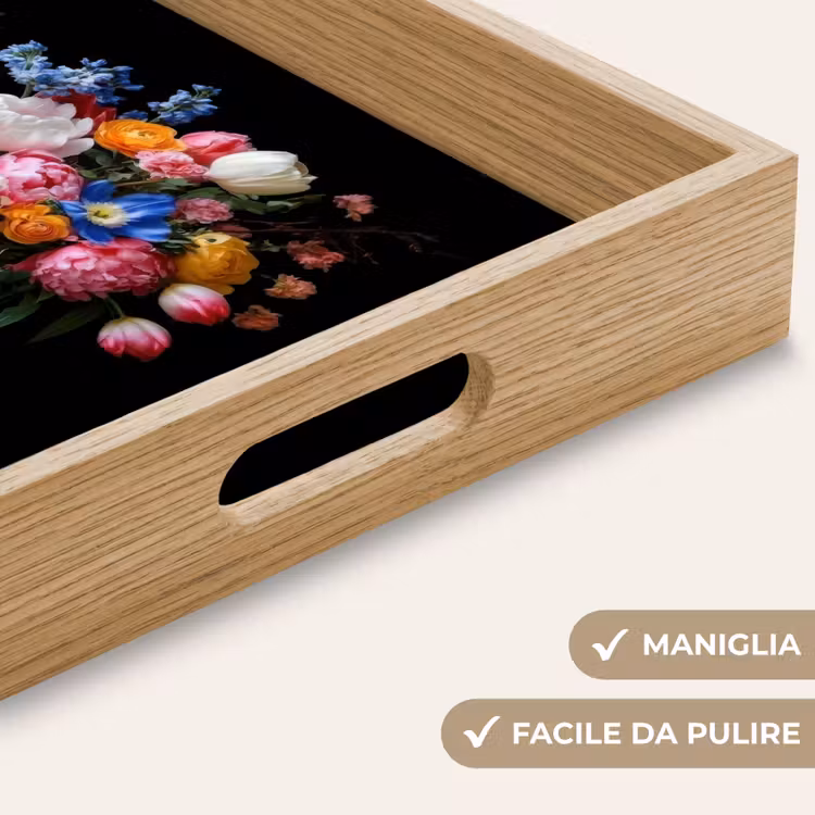 Vassoio - Rose - Fiori - Vaso - Bouquet — 8