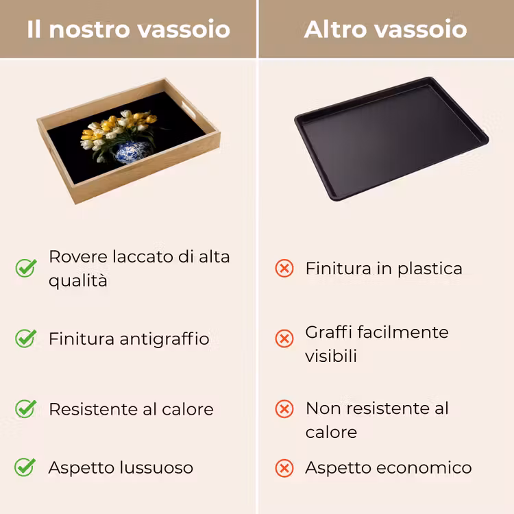 Vassoio - Giallo - Tulipani - Vaso - Fiori — 9