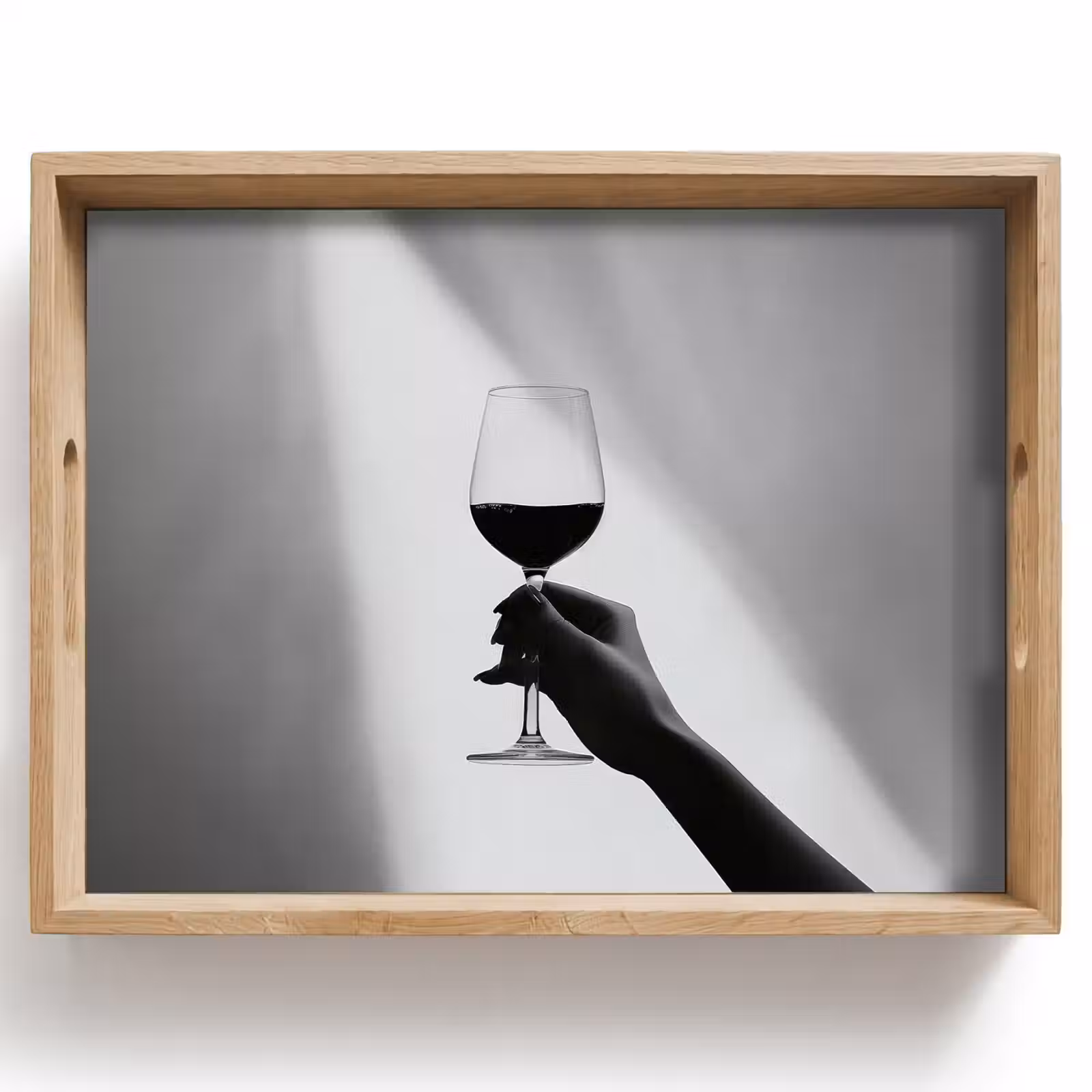 Vassoio - Luce - Vino - Rosso - Bicchiere — 1