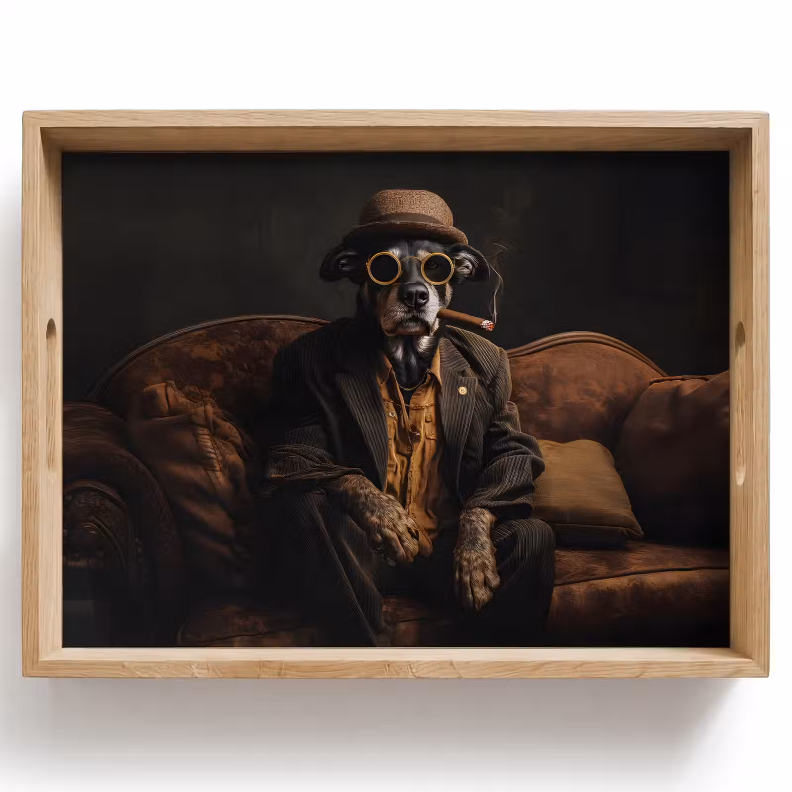 Vassoio - Cane - Sigaro - Cappello - Abito — 1