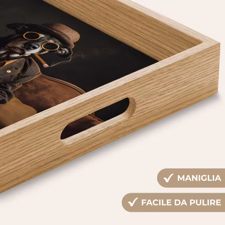 Vassoio - Cane - Sigaro - Cappello - Abito — 8
