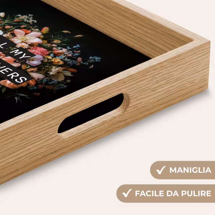 Vassoio - Fiori - Arte - Pastello - Citazioni — 8