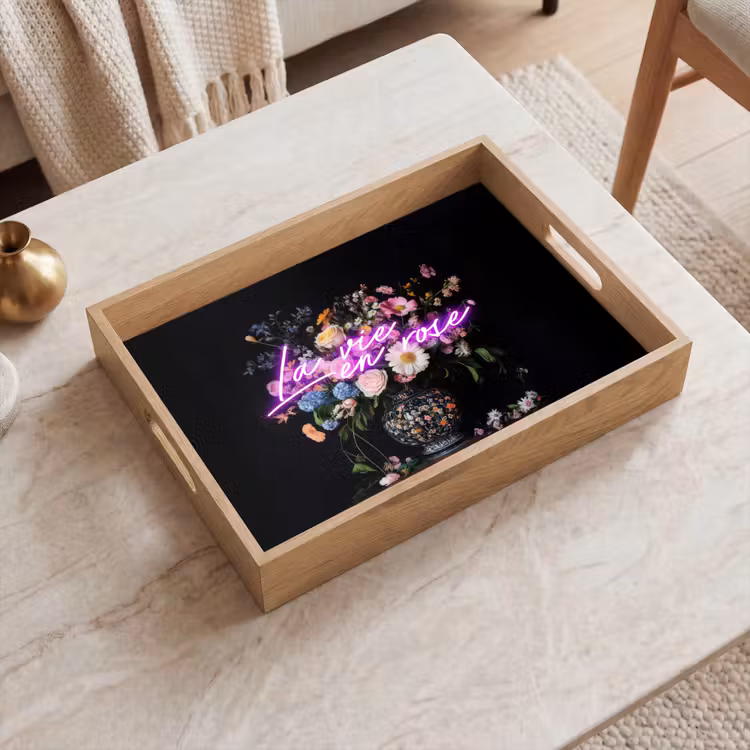 Vassoio - Neon - Vaso - Fiori — 2