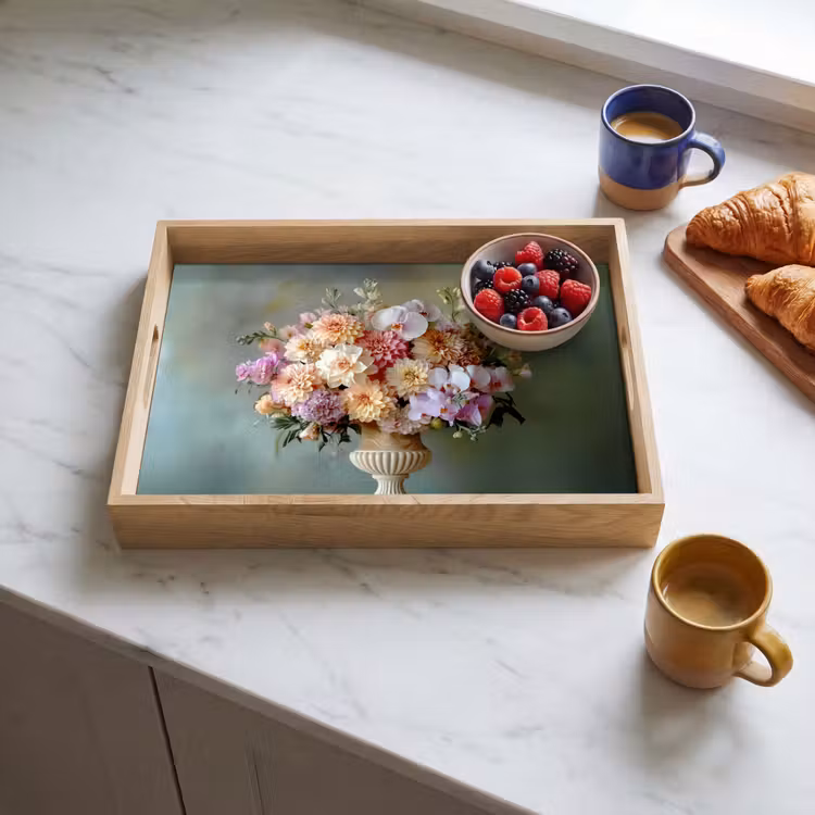 Vassoio - Orchidea - Bouquet - Vaso - Fiori — 3