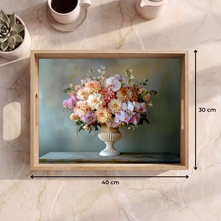 Vassoio - Orchidea - Bouquet - Vaso - Fiori — 7